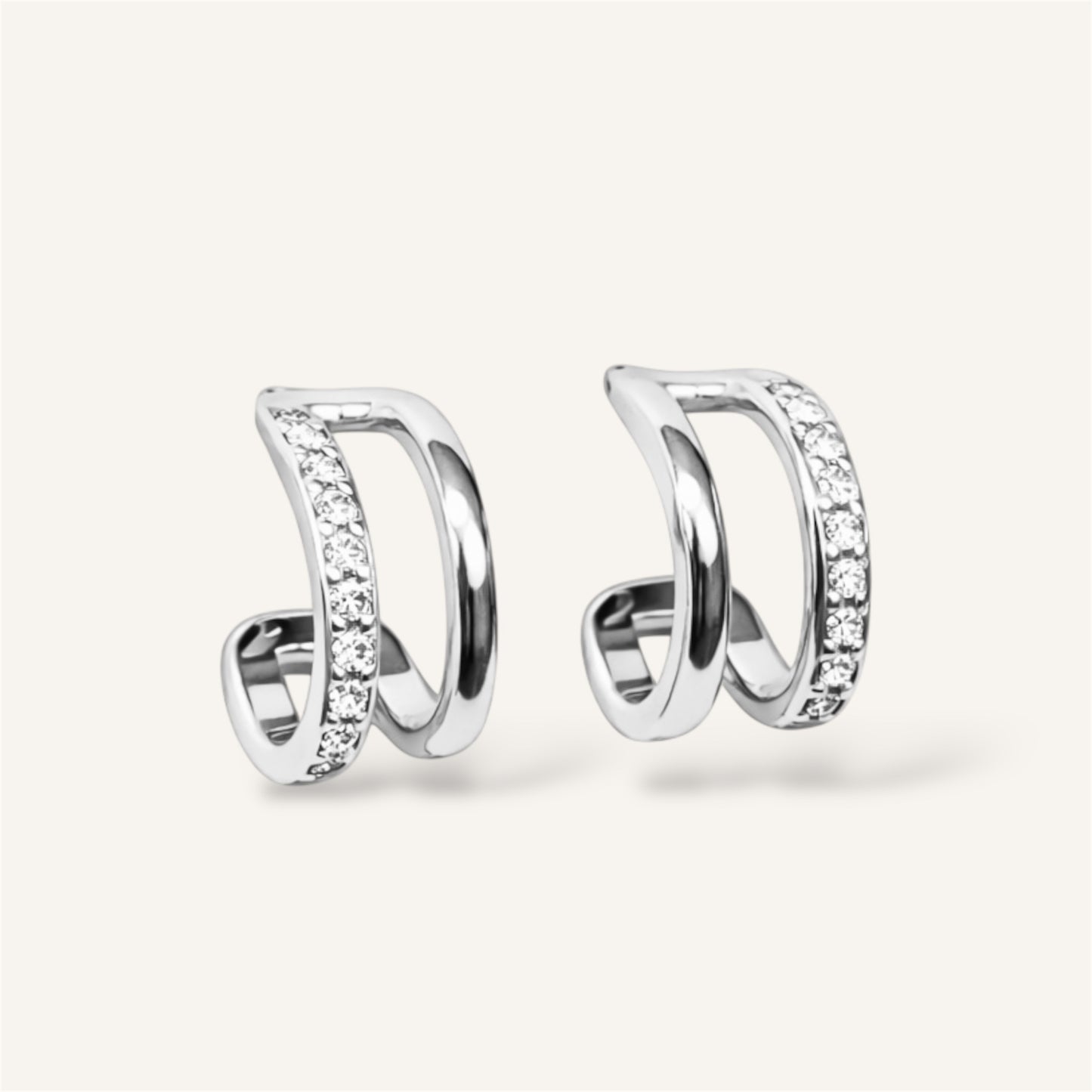 BOUCLES D’OREILLES DANAÉ ACIER