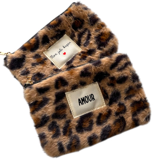 POCHETTE MESSAGE LÉOPARD