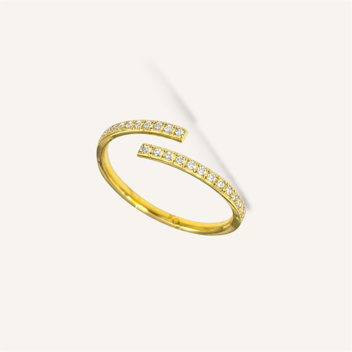 BAGUE DAVINA ACIER
