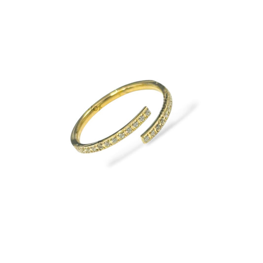 BAGUE DAVINA ACIER