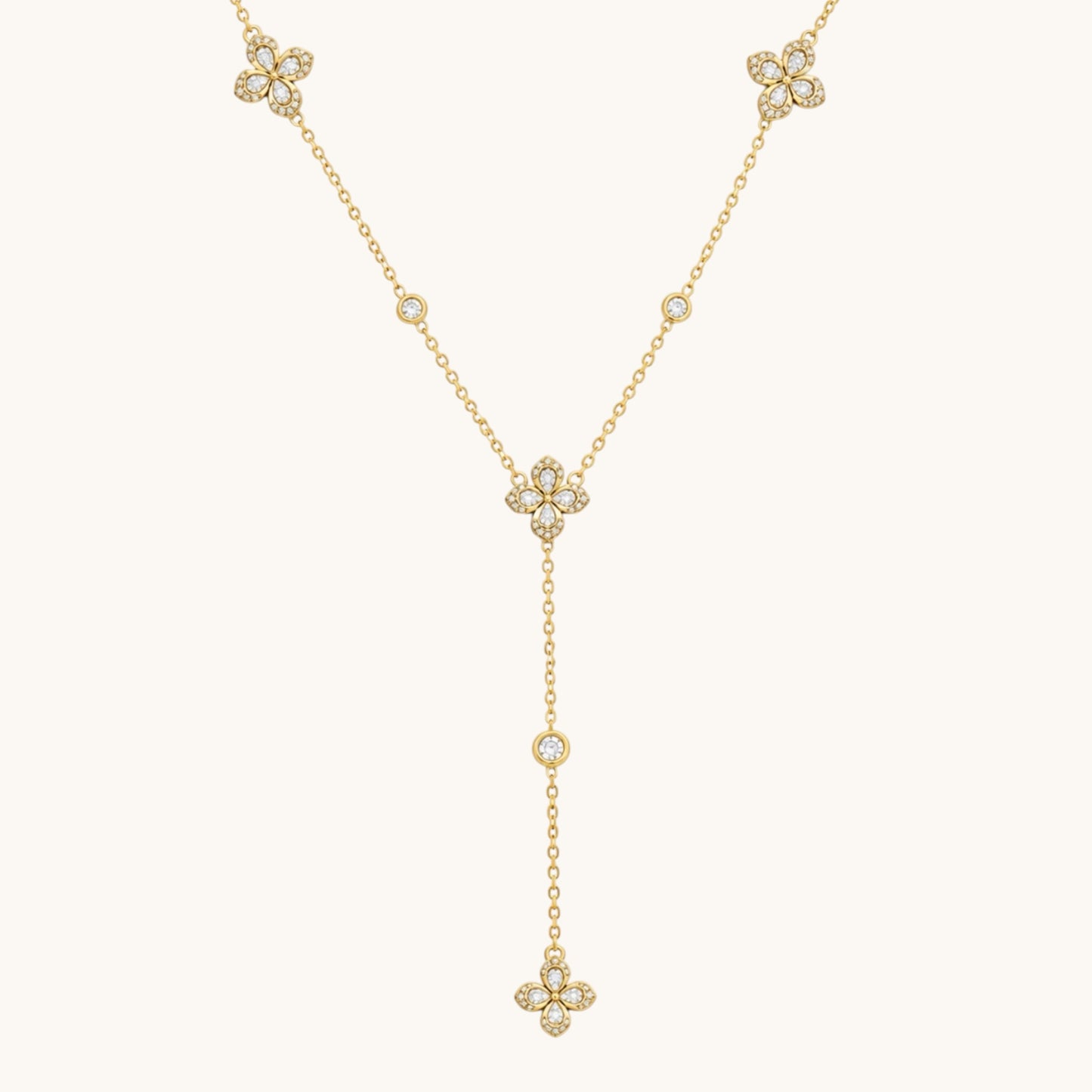 COLLIER Y ORLY BLANC