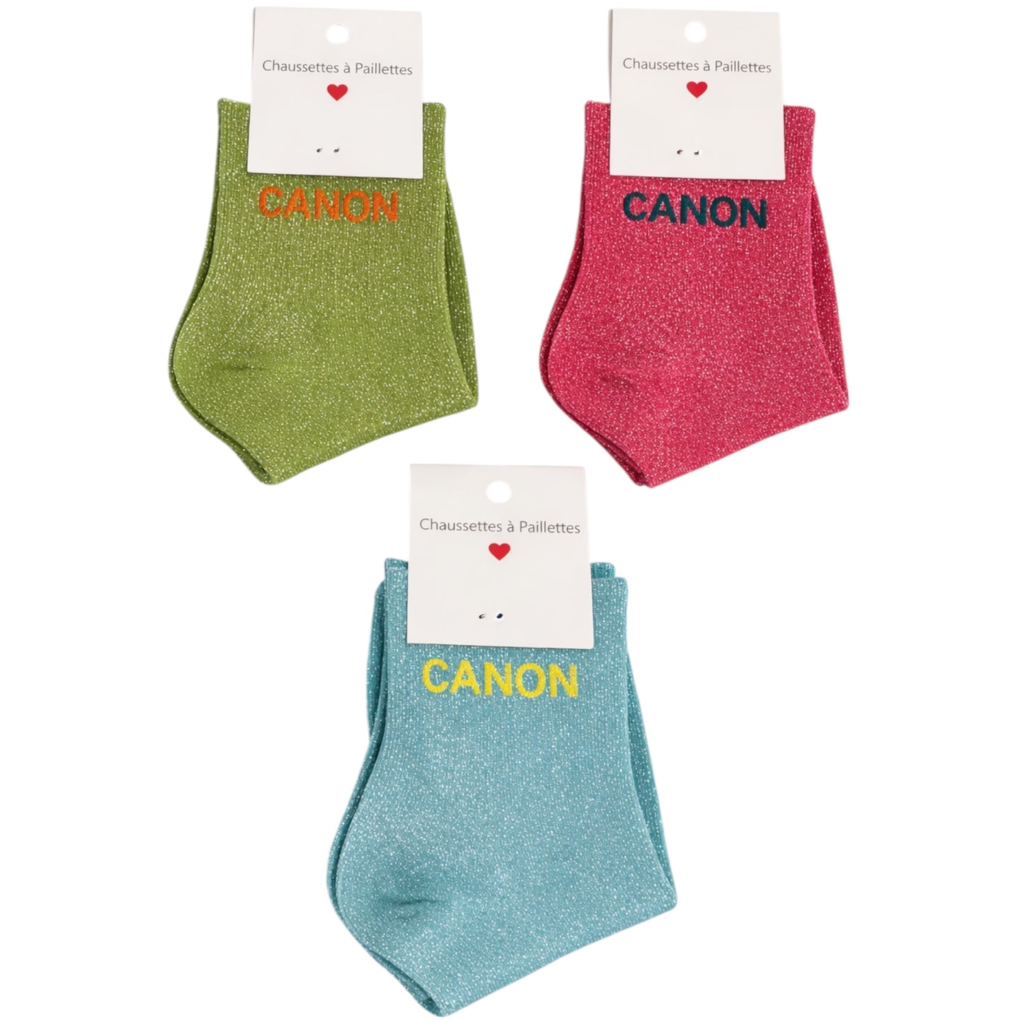 CHAUSSETTES À PAILLETTES -CANON