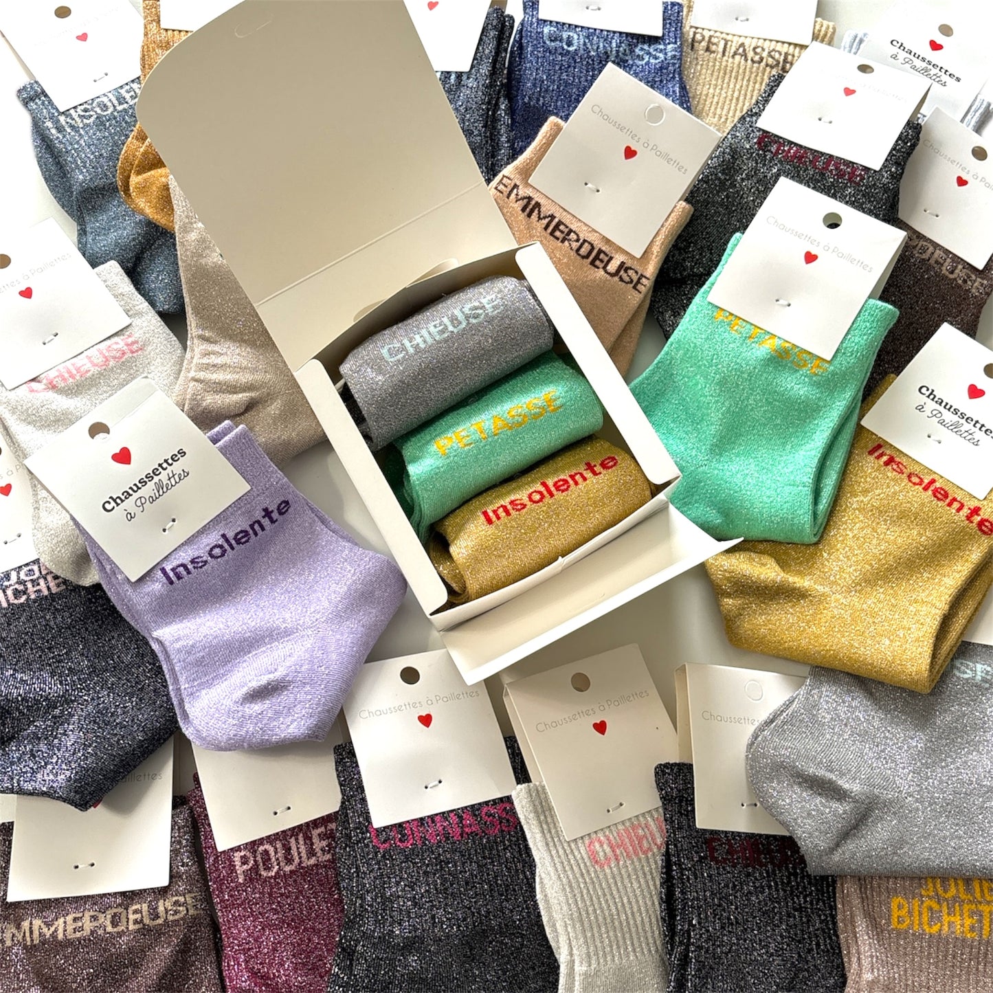 Chaussettes à Paillettes