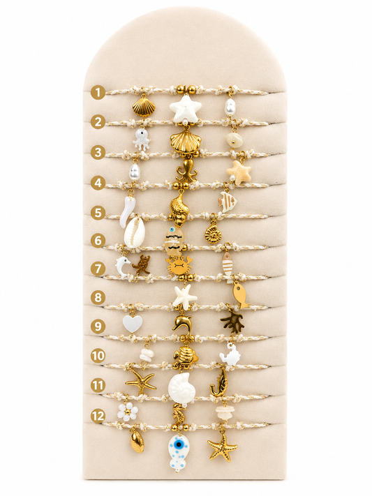 BRACELET NAIA ACIER OR