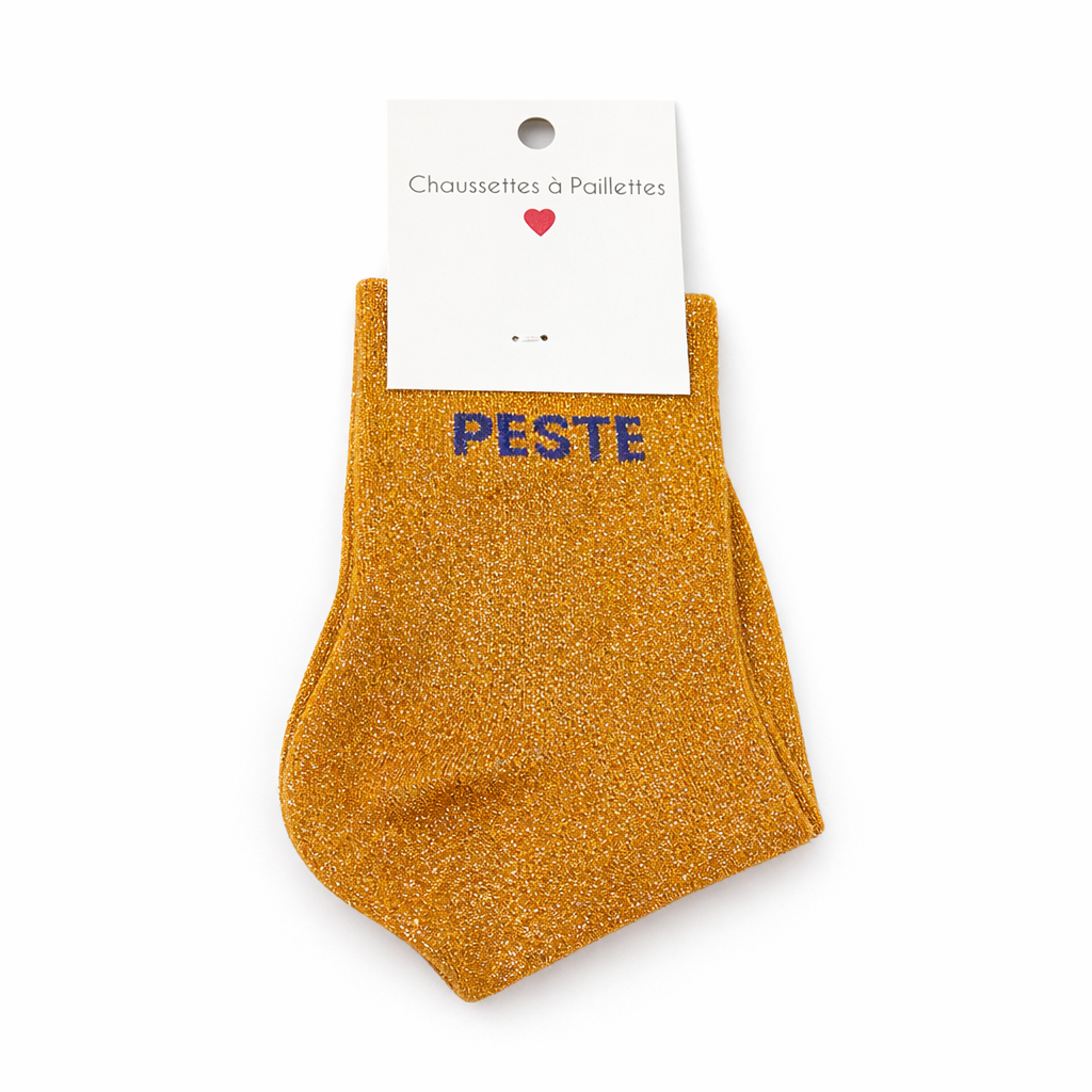 CHAUSSETTES À PAILLETTES - PESTE