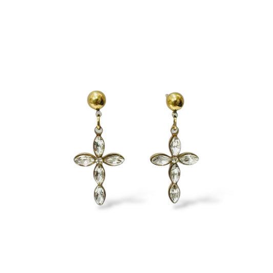 BOUCLES D’OREILLES ROXI ACIER OR
