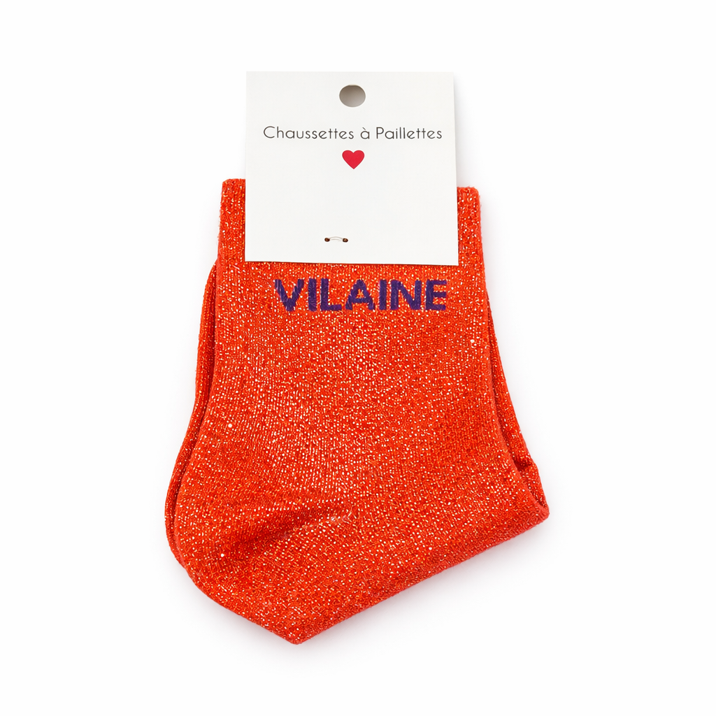 CHAUSSETTES À PAILLETTES -VILAINE