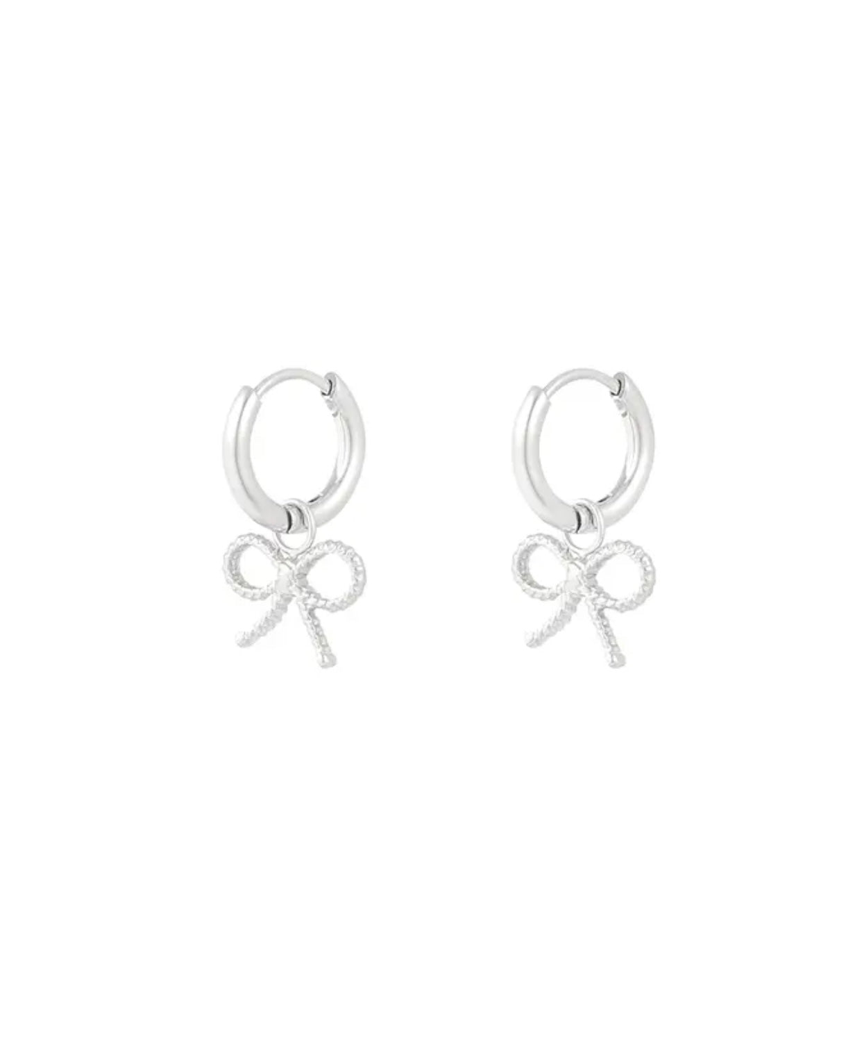 BOUCLES D’OREILLES KLARYSS ACIER ARGENT