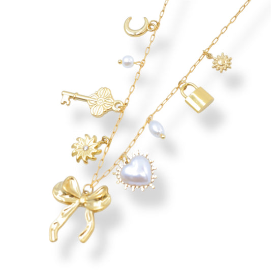 COLLIER JEANNE ACIER OR