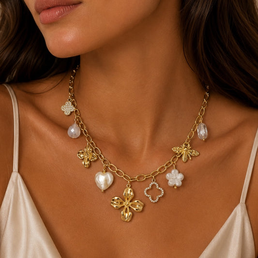 COLLIER LIVIA BLANC