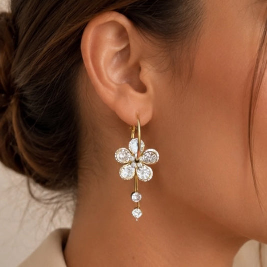 BOUCLES D’OREILLES FLEUR
