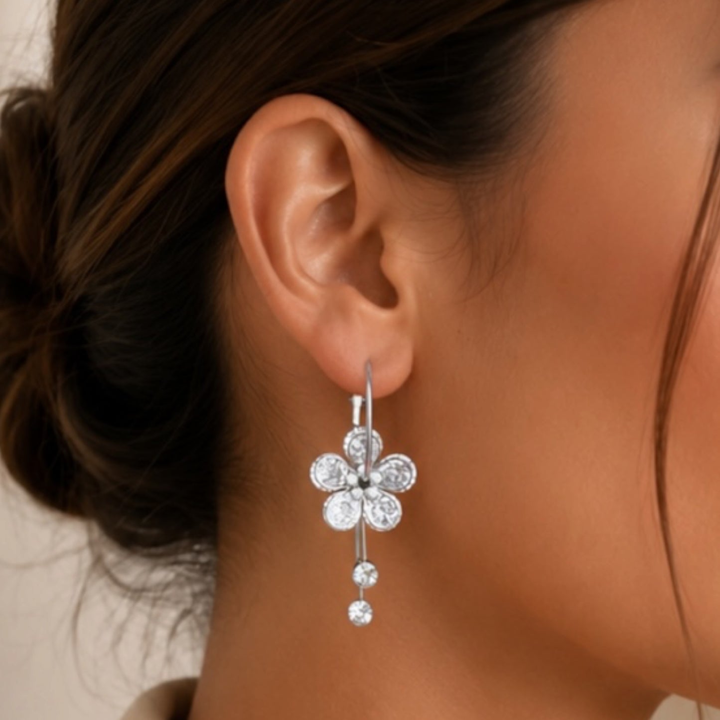 BOUCLES D’OREILLES FLEUR