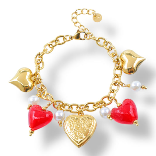 BRACELET ALEXIA ACIER OR