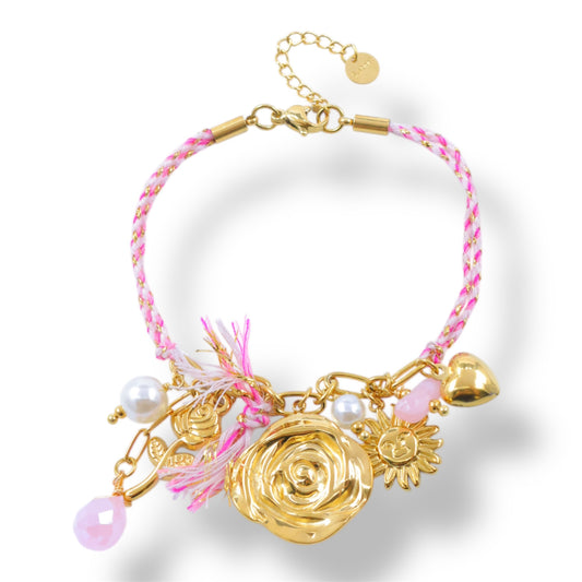 BRACELET KACIE ACIER OR ROSE