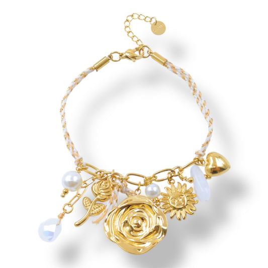 BRACELET KACIE ACIER OR