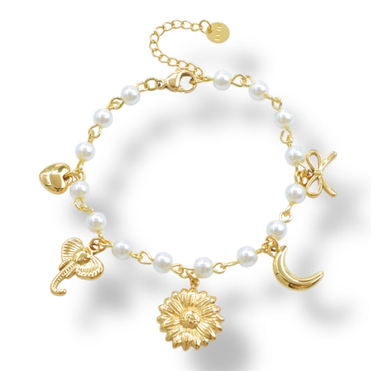 BRACELET CONSTANCE ACIER OR