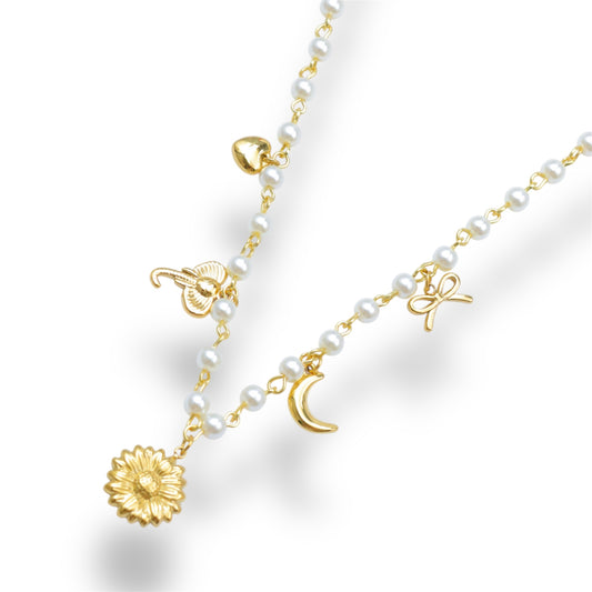 COLLIER CONSTANCE ACIER OR