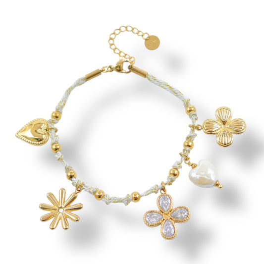 BRACELET ZITA ACIER OR