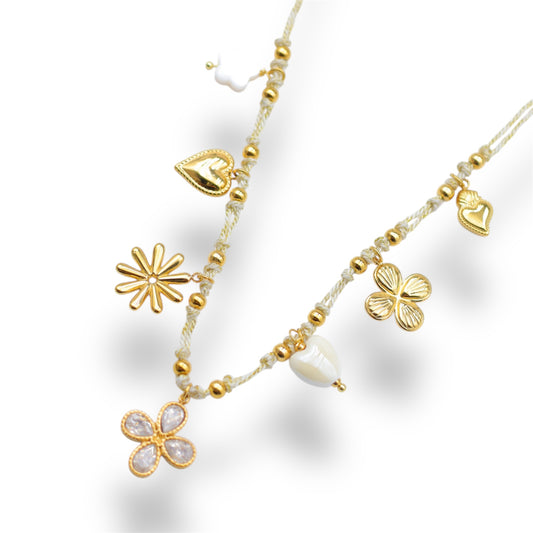 COLLIER ZITA ACIER OR