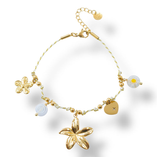 BRACELET NINA ACIER OR