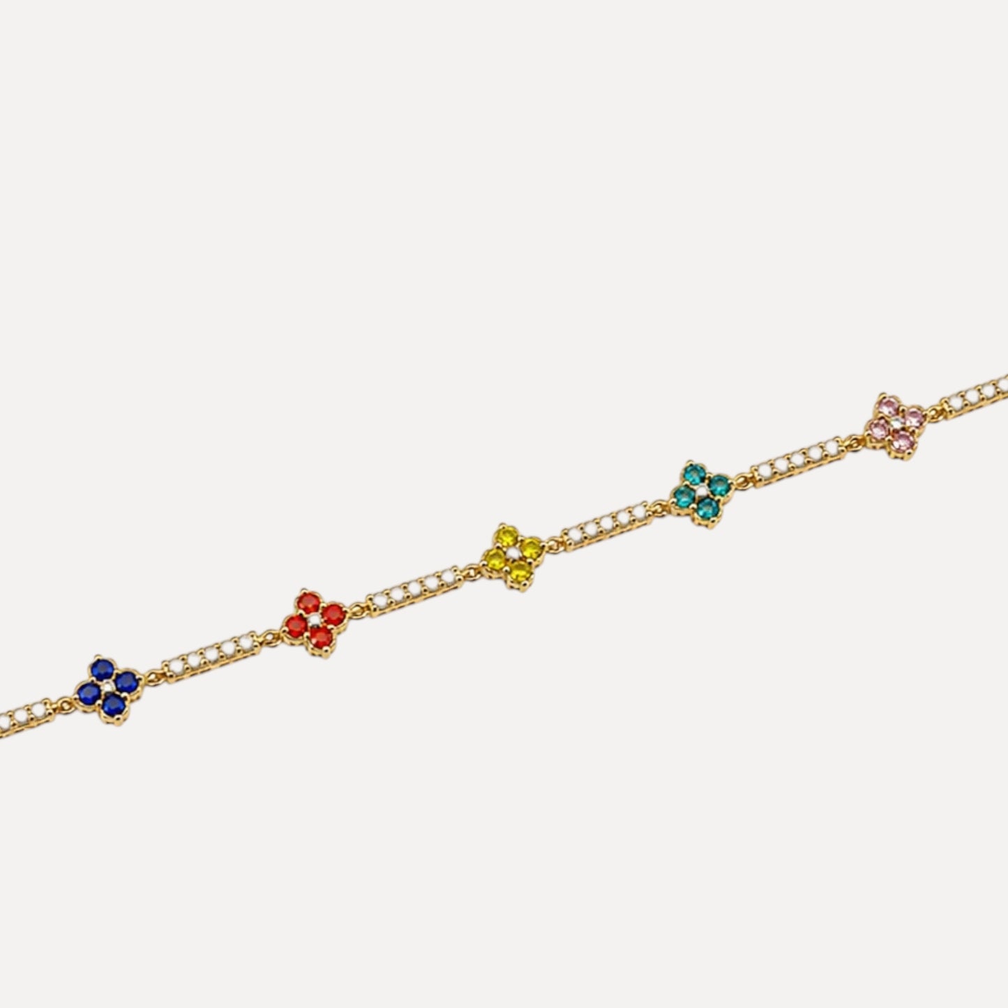 BRACELET EMERA MULTICOLORE ACIER