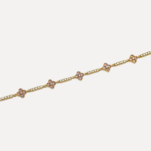 BRACELET EMERA ROSE ACIER