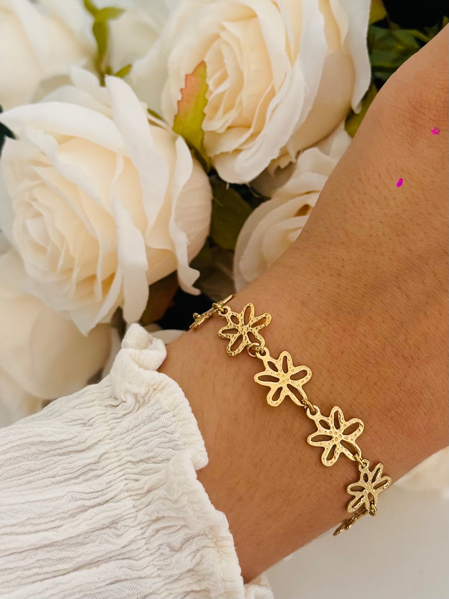BRACELET CARLY ACIER OR