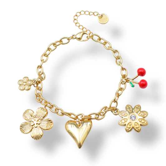 BRACELET SAONA ACIER OR