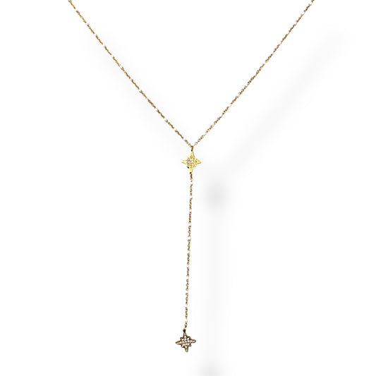 COLLIER CLEM ACIER OR