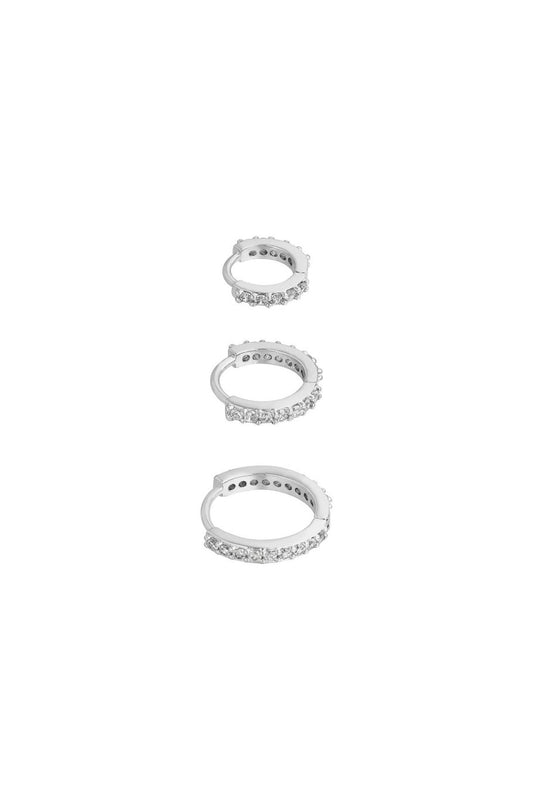 BOUCLES D’OREILLES CONSTANCE [lot de 3 paires ]