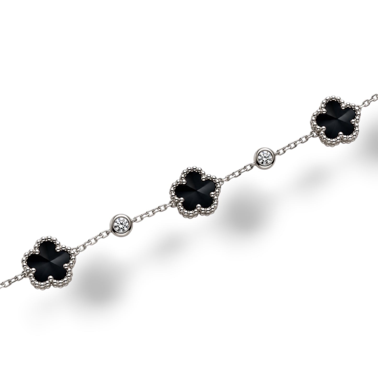 BRACELET AURÉA – NOIR & ARGENTÉ