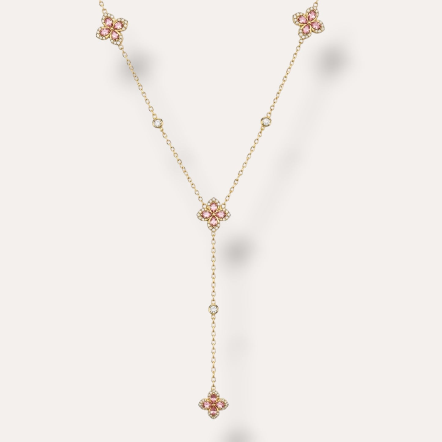 COLLIER ORLY ACIER ROSE