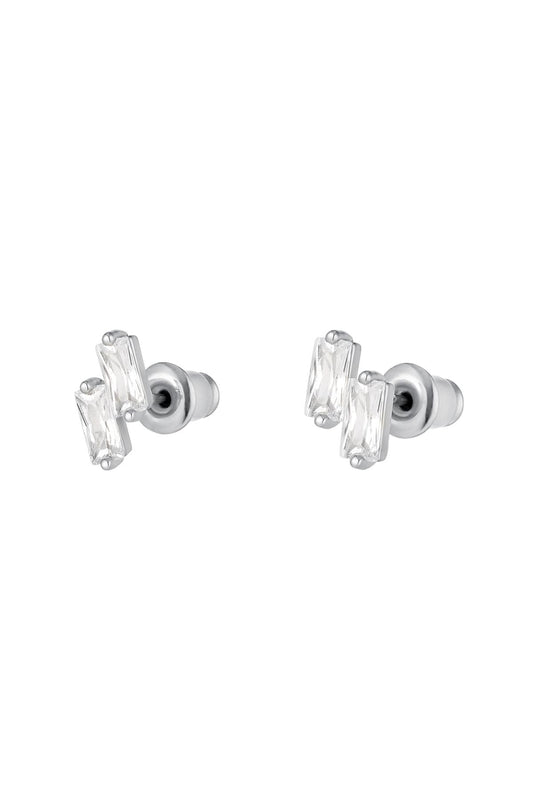 BOUCLES D’OREILLES MATHILDE ACIER ARGENT