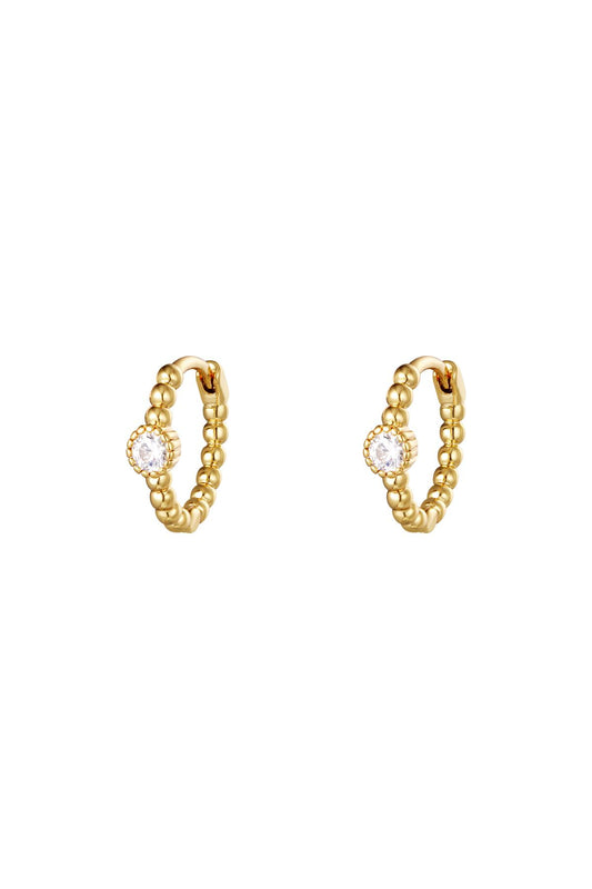 BOUCLES D’OREILLES LYLOU ACIER OR