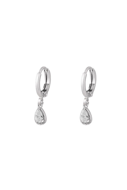 BOUCLES D’OREILLES ASELYA ACIER ARGENT