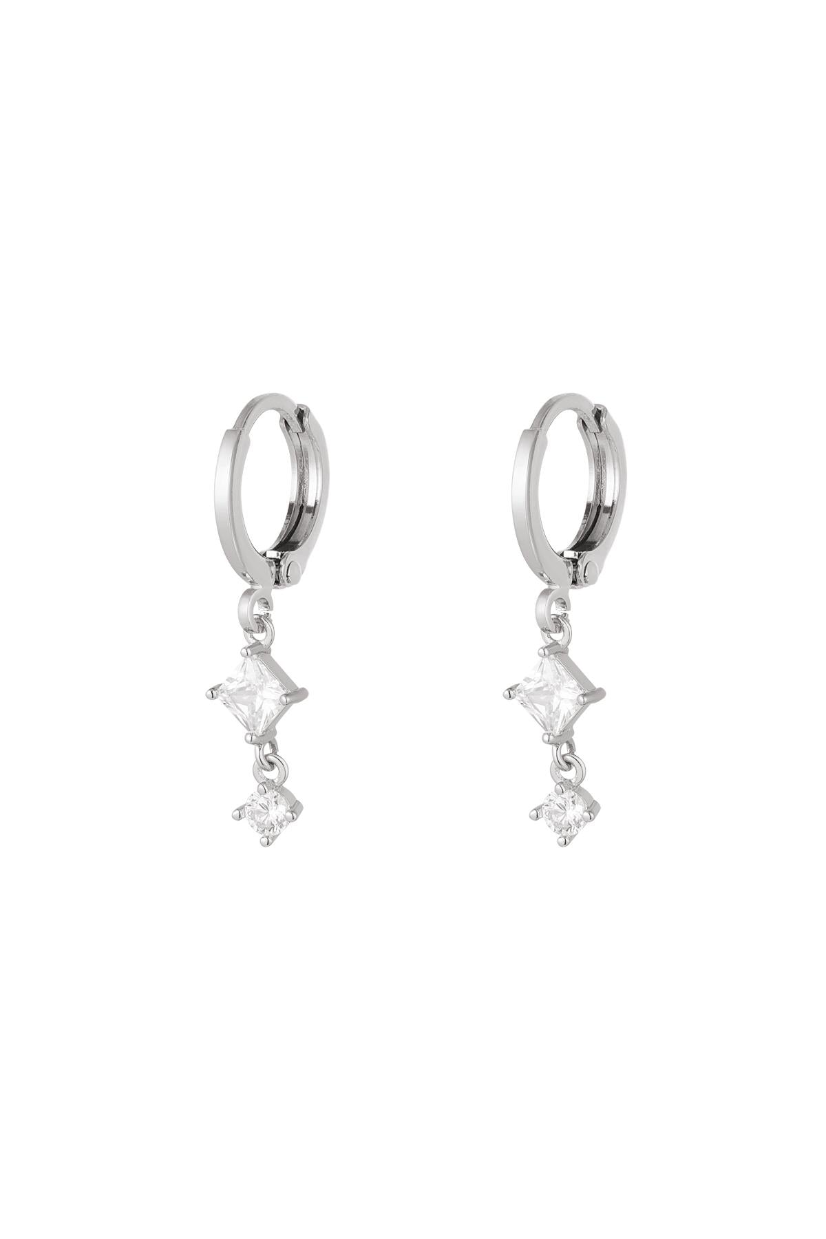 BOUCLES D’OREILLES LEANA ACIER ARGENT