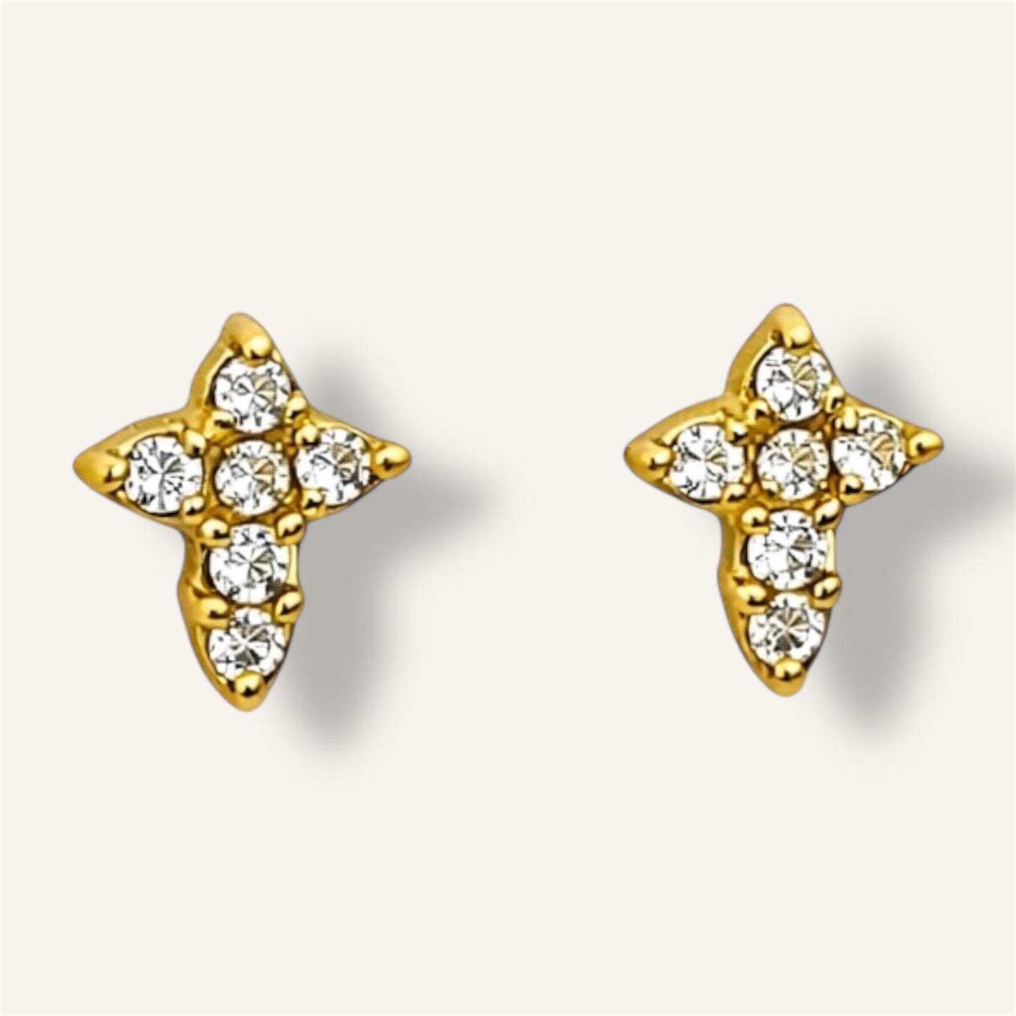 BOUCLES D’OREILLES LOUANE ACIER OR