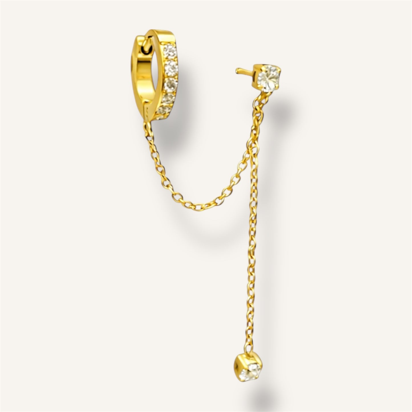 BOUCLES D’OREILLES MILA ACIER