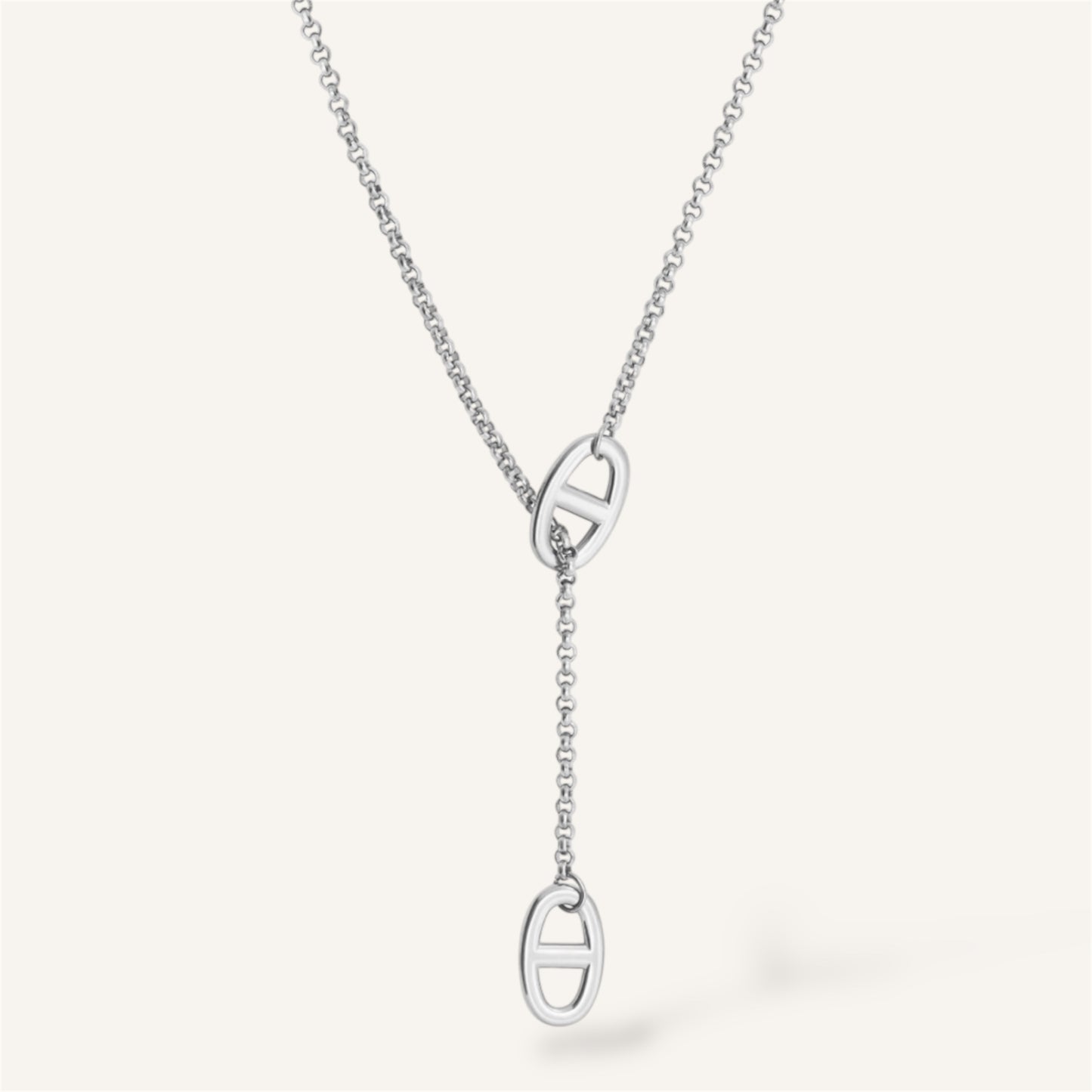 COLLIER SAKINA ACIER OR