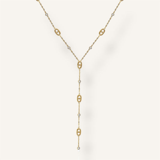 COLLIER LESIA ACIER OR