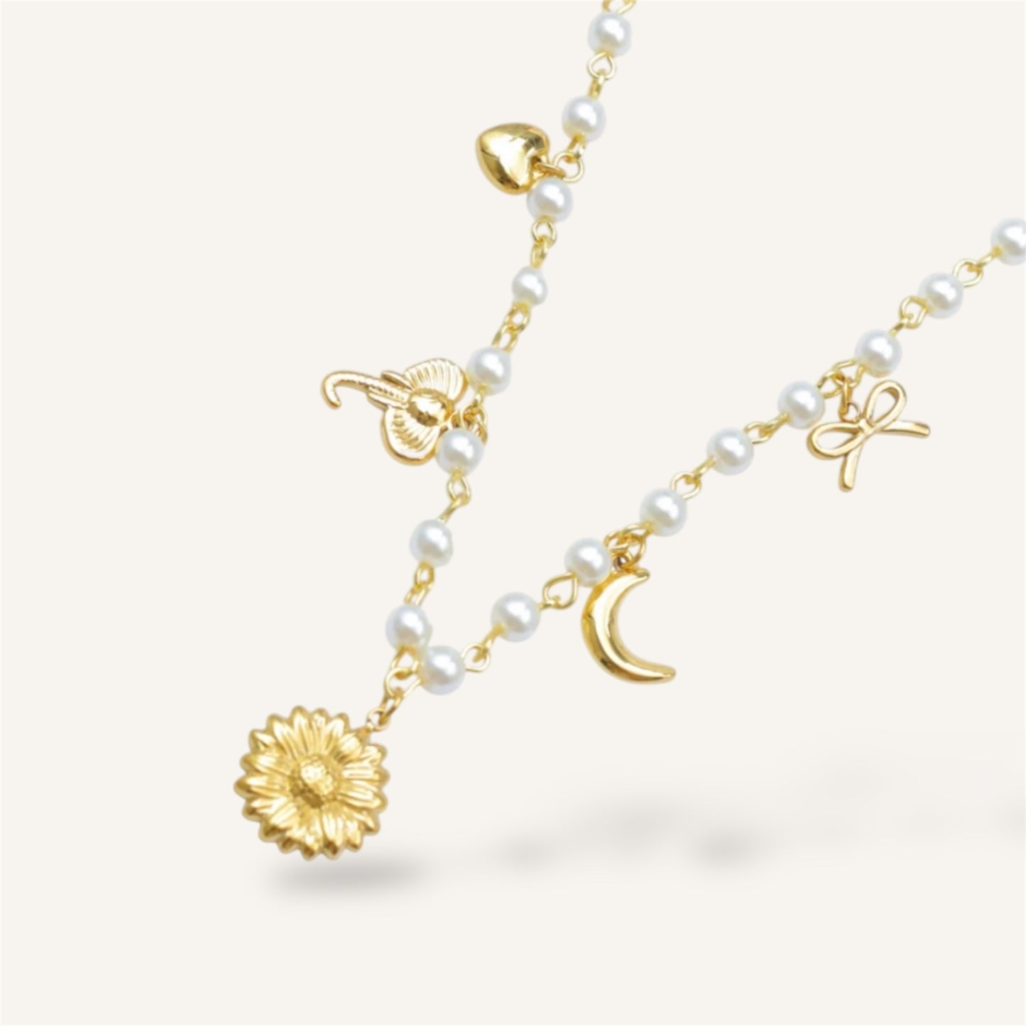 COLLIER CONSTANCE ACIER OR