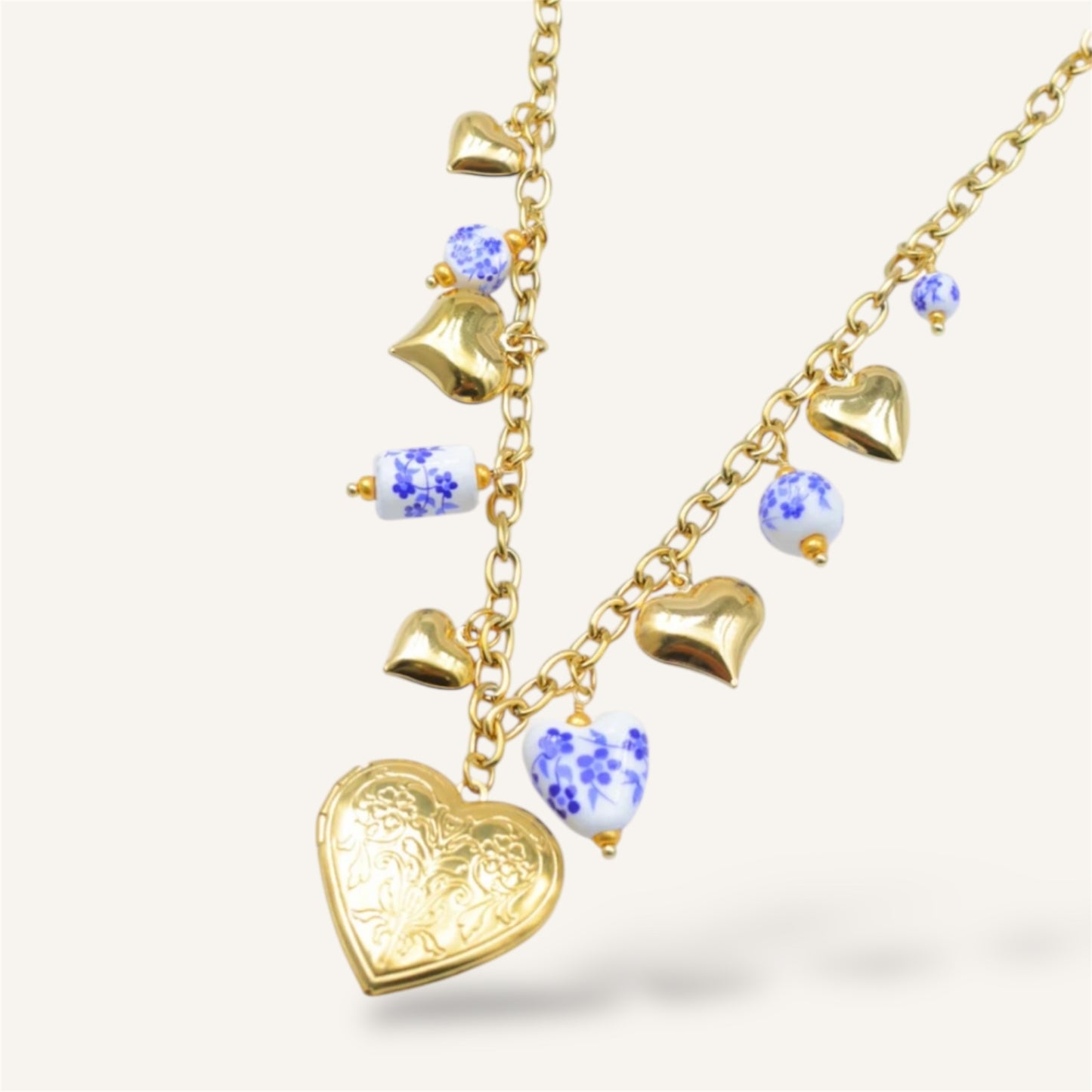 COLLIER AMIAH ACIER OR