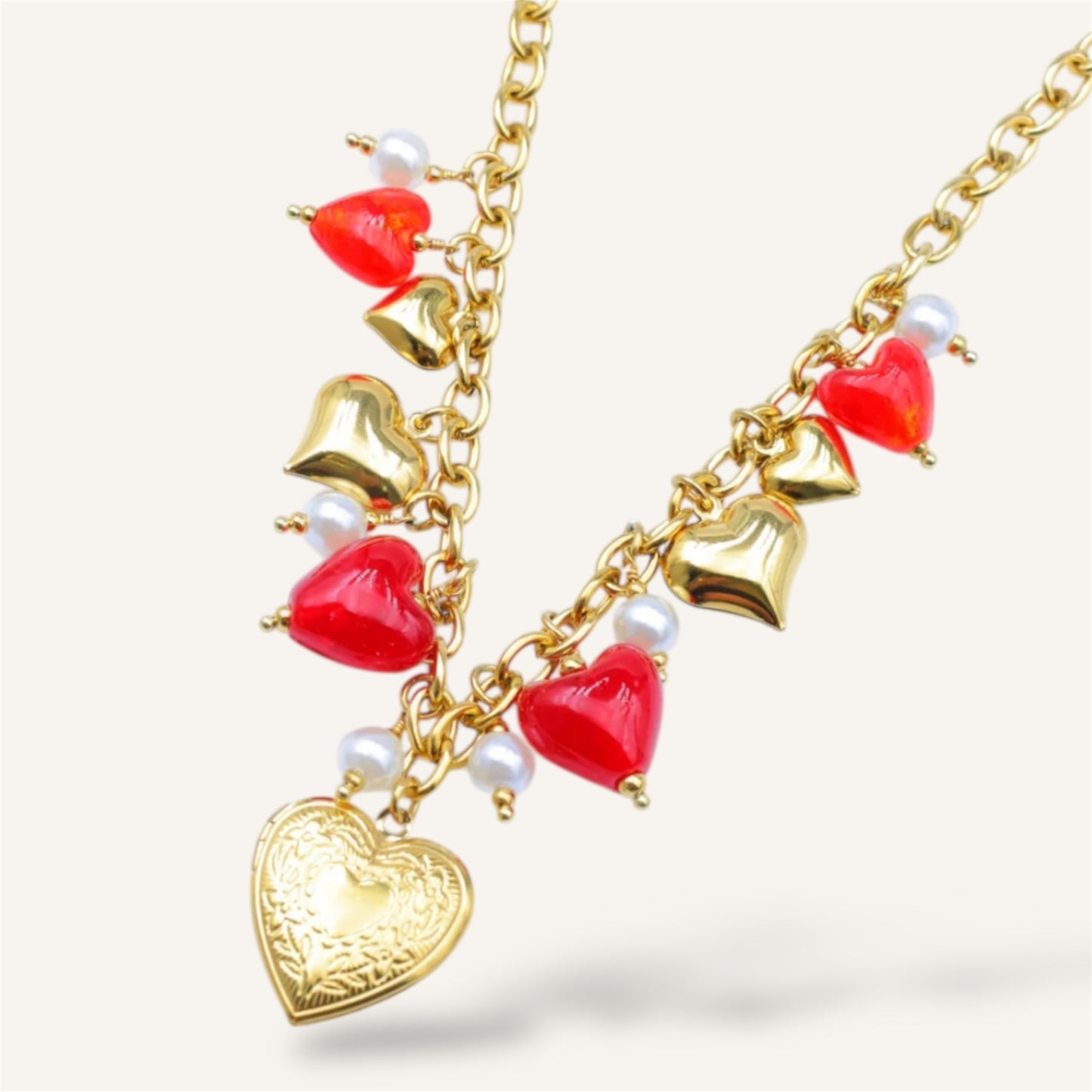 COLLIER ALEXIA ACIER OR