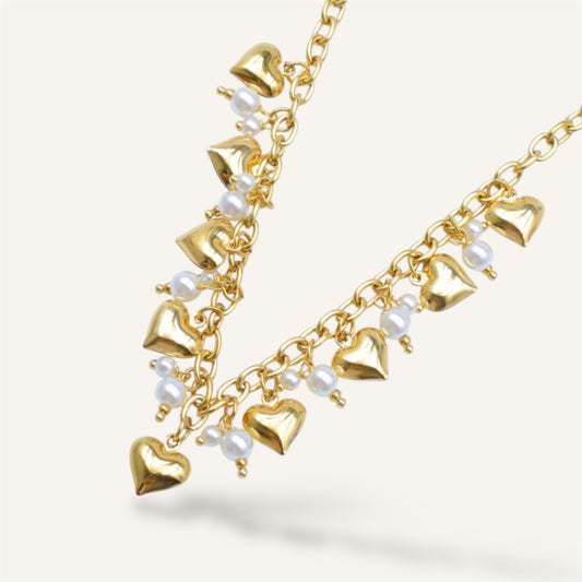 COLLIER AMÉLIA ACIER OR