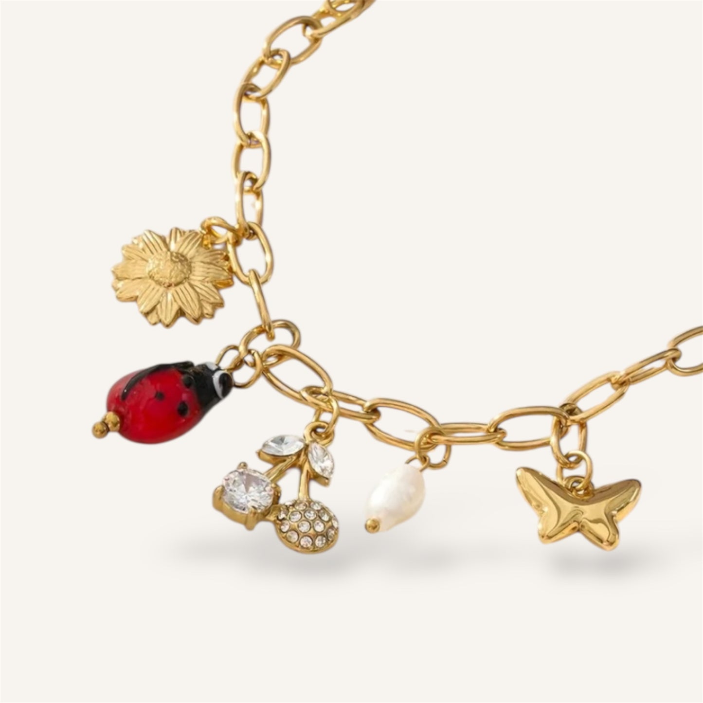 COLLIER HILDA ACIER OR