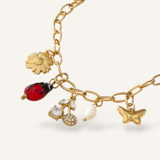 COLLIER HILDA ACIER OR