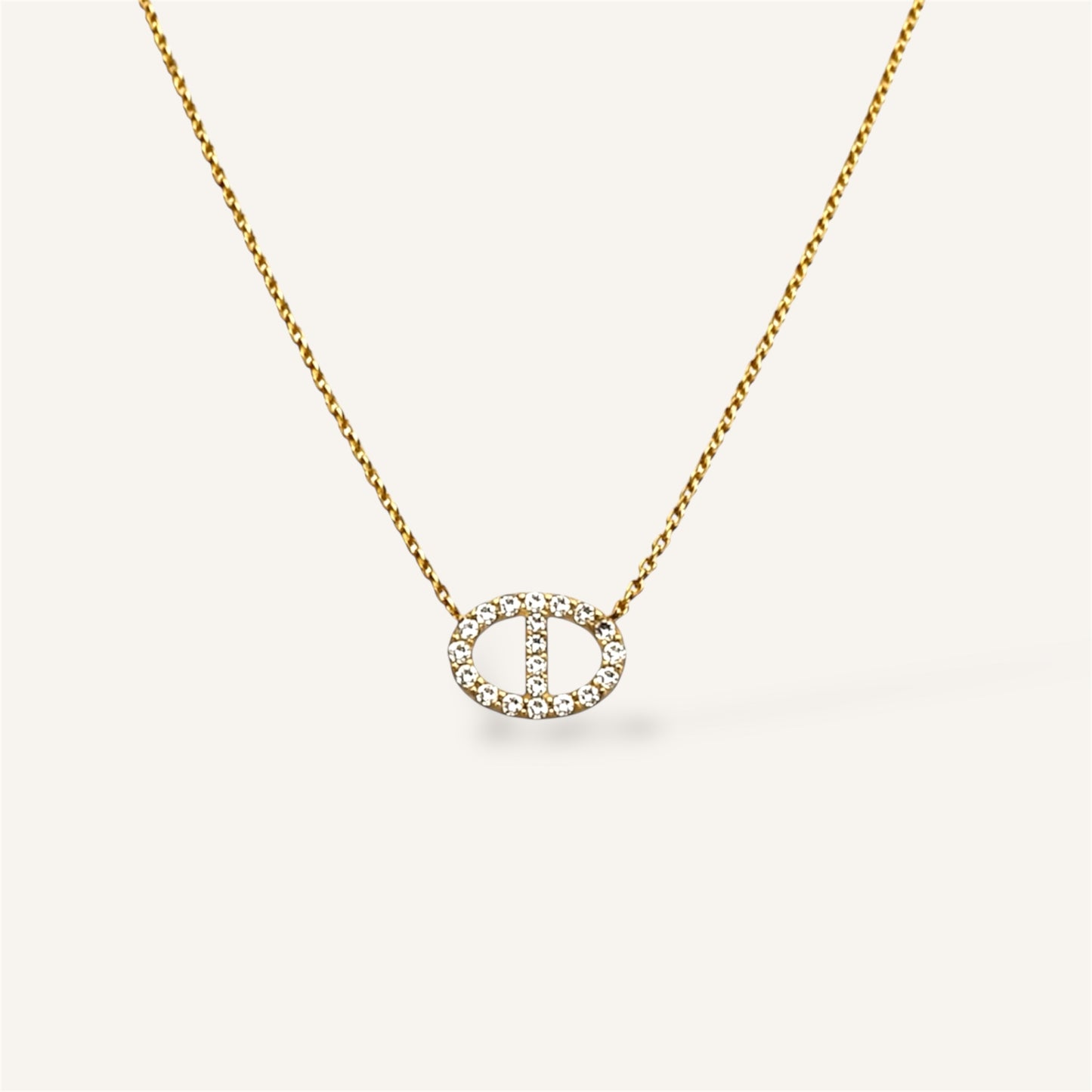 COLLIER JADE ACIER