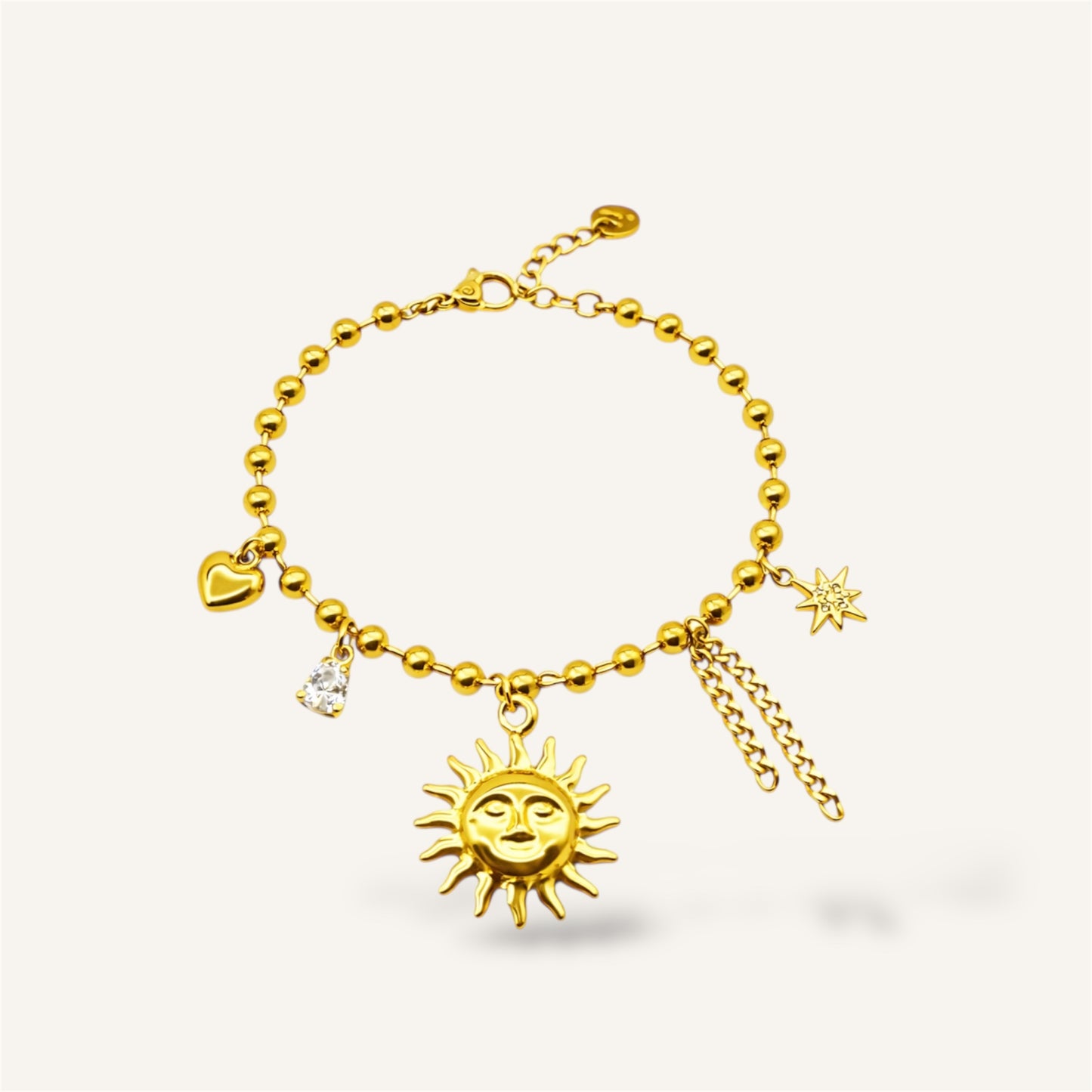 BRACELET TÉA ACIER OR