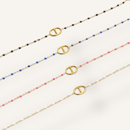 BRACELET SOPHIE ACIER OR