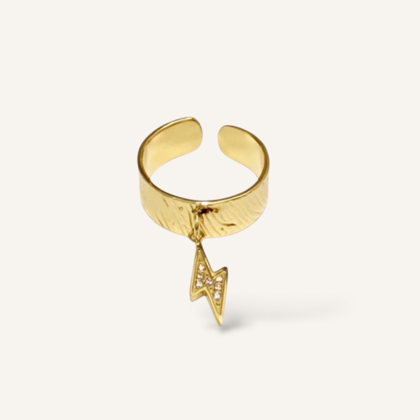 BAGUE ÉCLAIR ACIER